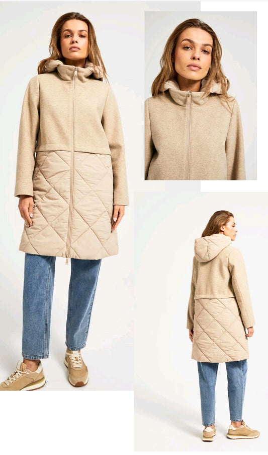 Jacket Puffer Beige